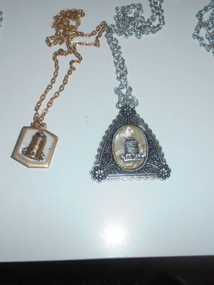 Επταετία περιδέρεια 4 τρίγωνα με Λευκό Πύργο και αρχαιότητες μεταχειρισμένα