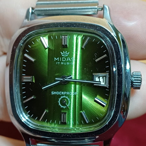 Midas 17 Rubis men's watch like new, manual winding
