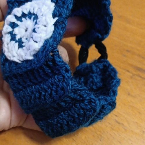 Handmade baby shoes set with hairband turquoise for newborns new