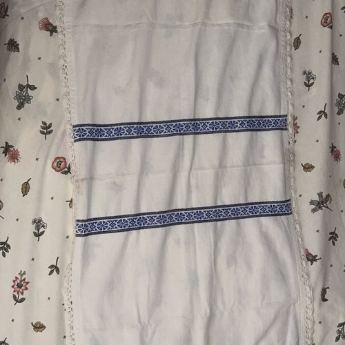 Cretan loom tablecloth like new, cotton