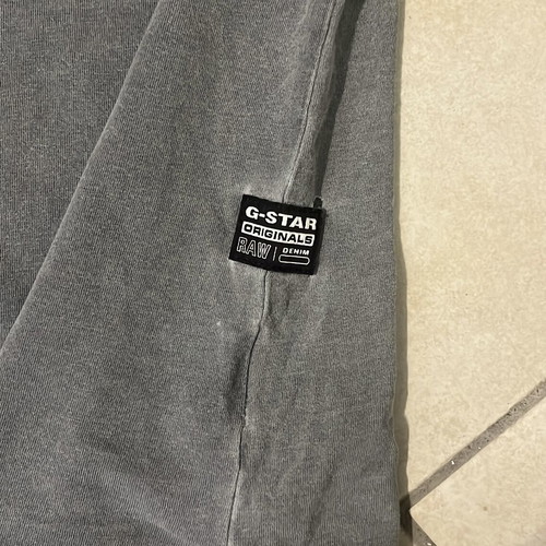 G-Star Raw Men T-Shirt washed grey size M like new