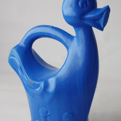 Vintage 70's plastic duckling watering can 28cm new