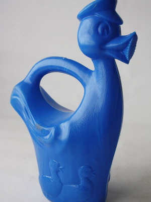 Vintage 70's plastic duckling watering can 28cm new