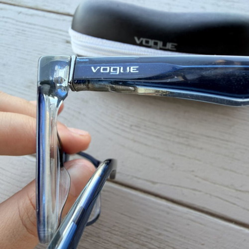Vogue eyeglass frame like new, blue