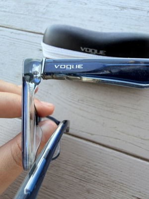 Vogue eyeglass frame like new, blue