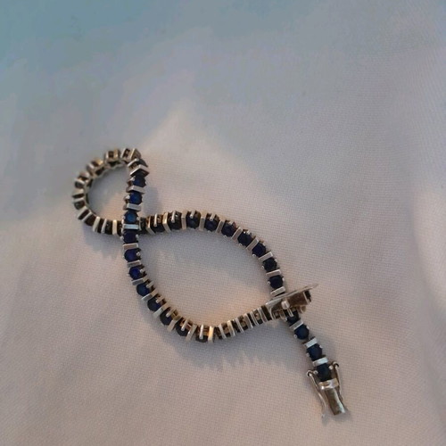 Riviera 925 bracelet with stones 20cm used