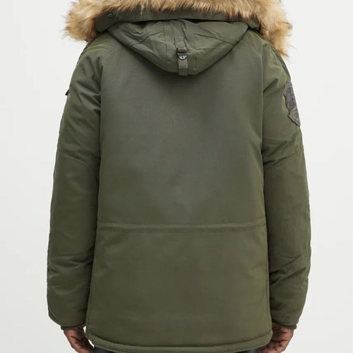 Alpha Industries Explorer Parka men's winter jacket new, green, size M