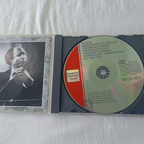 Anner Bylsma Vivaldi 6 Sonatas CD like new, classical