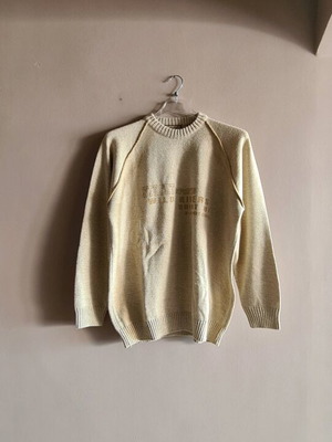 Woollen Art pullover like new, beige, one size