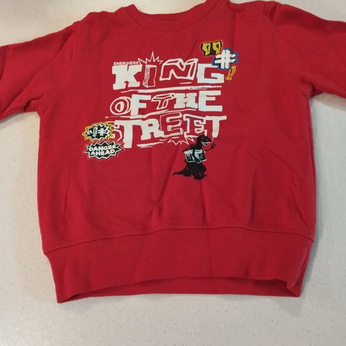 Energiers red sweatshirt for 2-year-old children like new, 92 cm