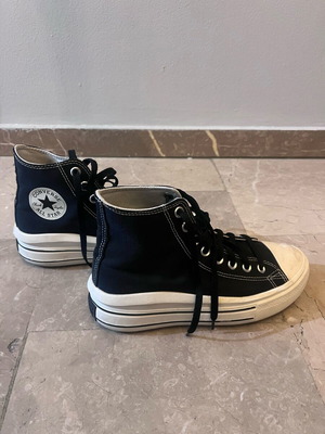 Converse Move platform retro δίπατα μποτάκια μαύρα 39 σαν καινούργιο