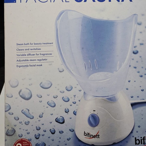 Facial sauna new, unused