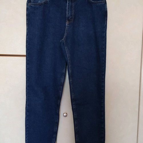 Women's denim pants size M like new, blue