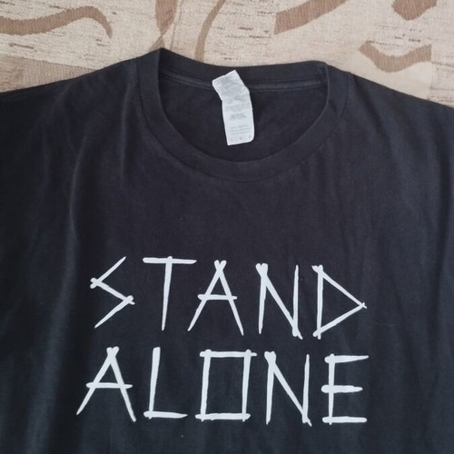 Stand Alone T-Shirt by Gildan HumbleUnderdogs, used, size L, black cotton
