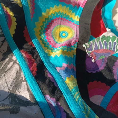 Desigual mako dress size XS like new, colorful, 100% cotton