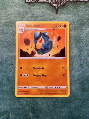 Palpitoad Pokemon card used