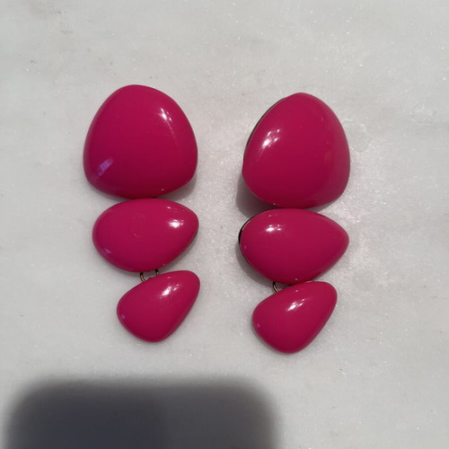 Asos pink earrings