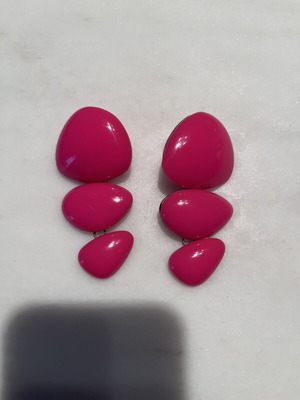 Asos pink earrings