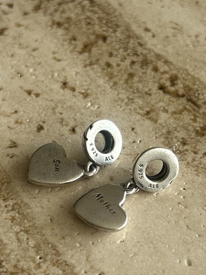 Pandora charm Mother & Son ασήμι 925 σαν καινούργιο