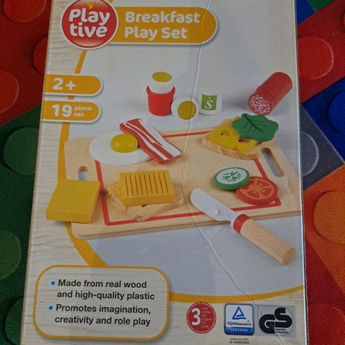 Playtive Wooden Breakfast Playset like new