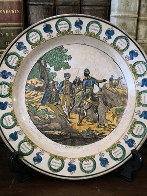 Φιλελληνικό πιάτο Παραμονή της Επίθεσης 1826-1833