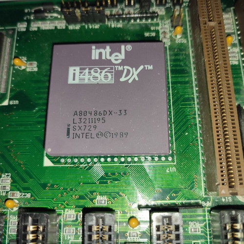 486DX Bundle used set with motherboard, Intel 486DX 33, 4MB RAM, Samsung HDD