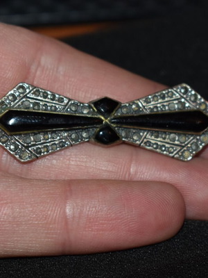 Vintage silver pin used