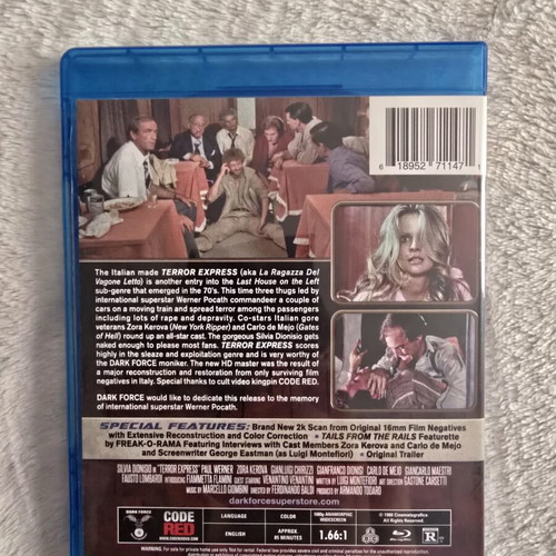 Terror Express 1980 Blu-ray like new, thriller horror