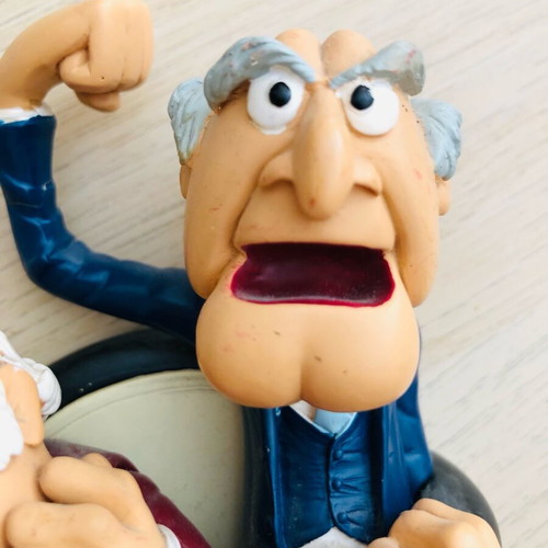 Statler and Waldorf collectible figurine like new, vintage resin
