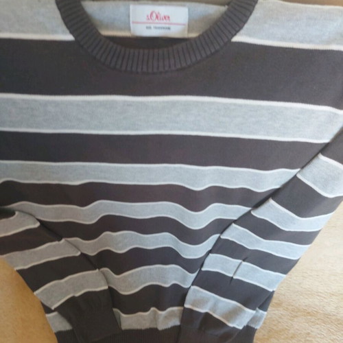 Men's cotton striped S.Oliver shirt like new