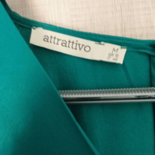 Attrattivo Midi Dress emerald green like new, ideal for wedding and baptism