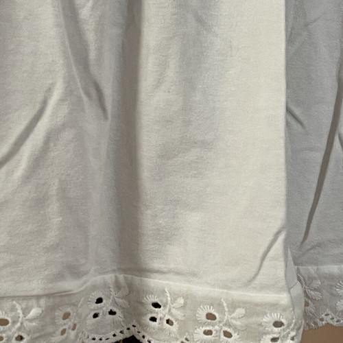 Regalinas white cotton cocktail dress, size M