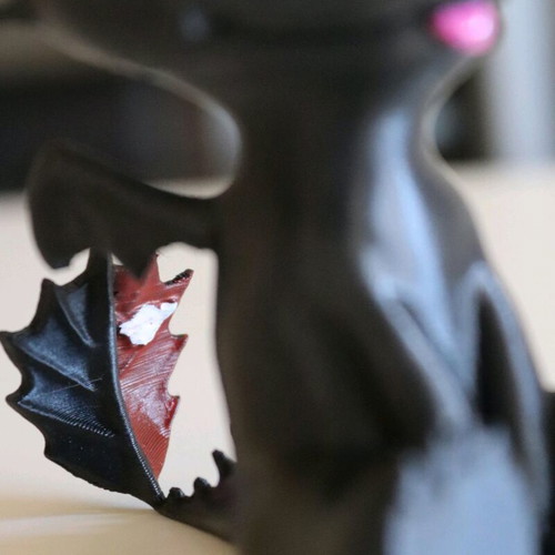 Toothless figure like new, eco friendly material
