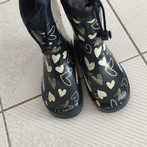 Children's galoshes used, size 26, blue