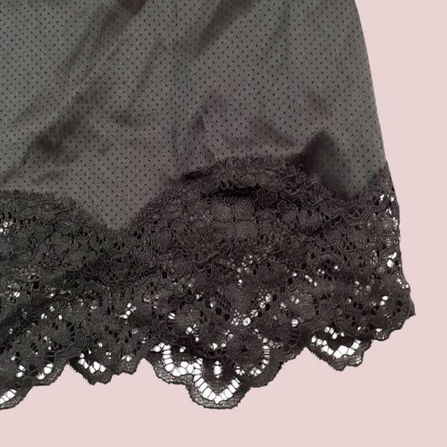 Leilieve black negligee Medium new jacquard lace