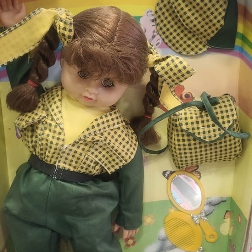 Beautiful Girl doll used with accessories, height 50cm