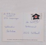 Postcard used, mailed from Germany