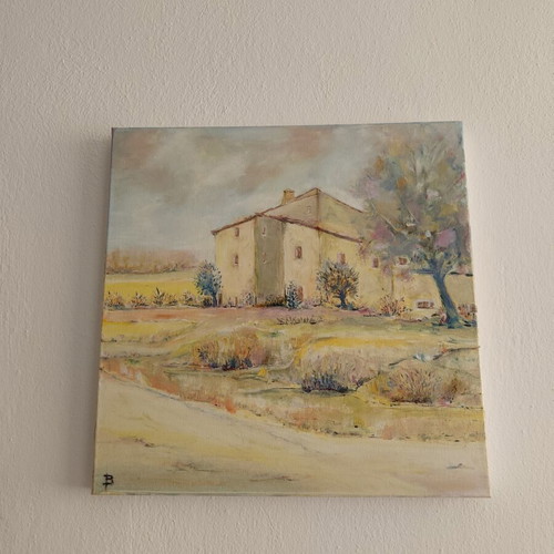 Original painting "Agrotiko Topio" 50x50 cm new