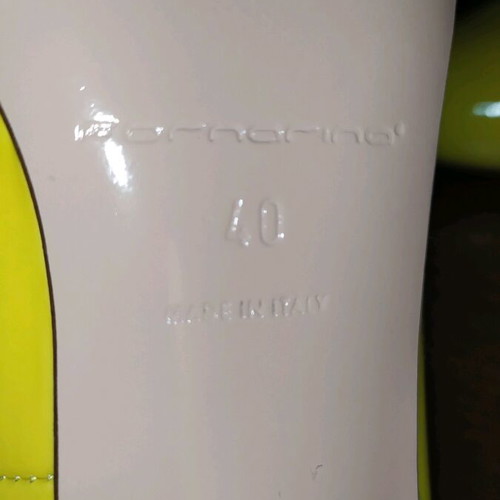 Fornarina pumps used, yellow, size 40