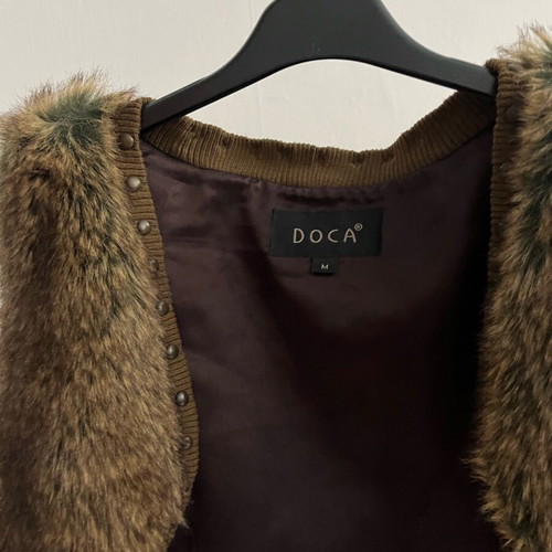 Doca fur bolero used, brown no s-m