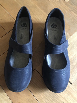 Ballerina shoes like new, blue, size 39.5