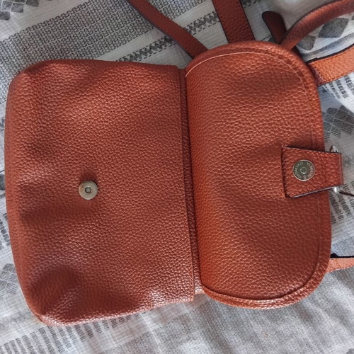 Kem leather crossbody bag like new, brown