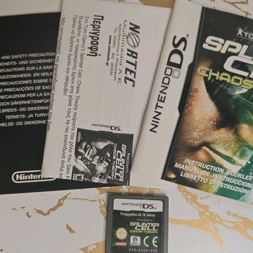 Splinter Cell Chaos Theory Nintendo DS like new