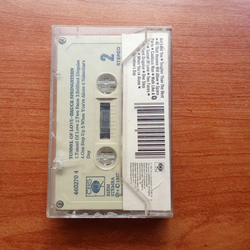Bruce Springsteen Tunnel of Love audio tape used, 1980s 1990s