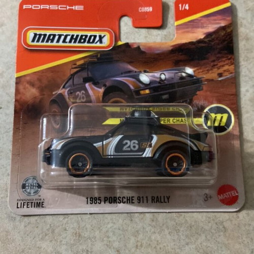 Matchbox Super Chase 1985 Porsche 911 Rally like new