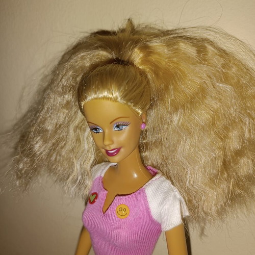 Barbie Blast Button doll used with original top and Fashion Fever skirt