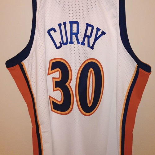 Stephen Curry Mitchell and Ness Swingman Golden State Warriors jersey brand new