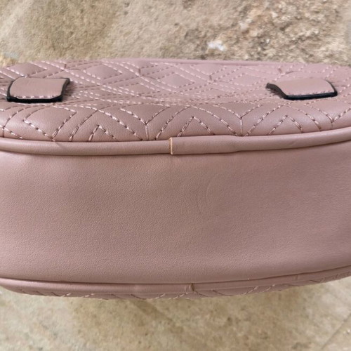 Tory Burch Kira Quilted Leather Small Bag like new, dusty rose