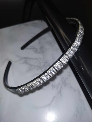 Hairband new, black plastic
