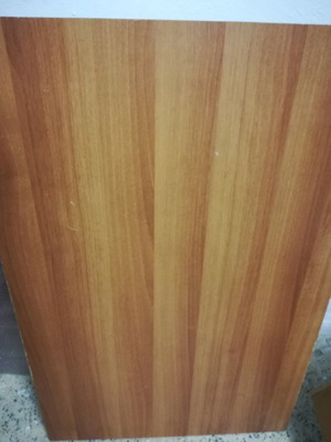 Table folding and closable made of melamine 100 x 70 cm